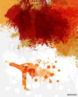 Picture of Karate illustration